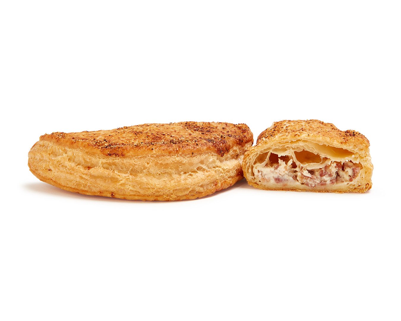 Empanada Hojaldre Queso Y Tocino (Bacon)