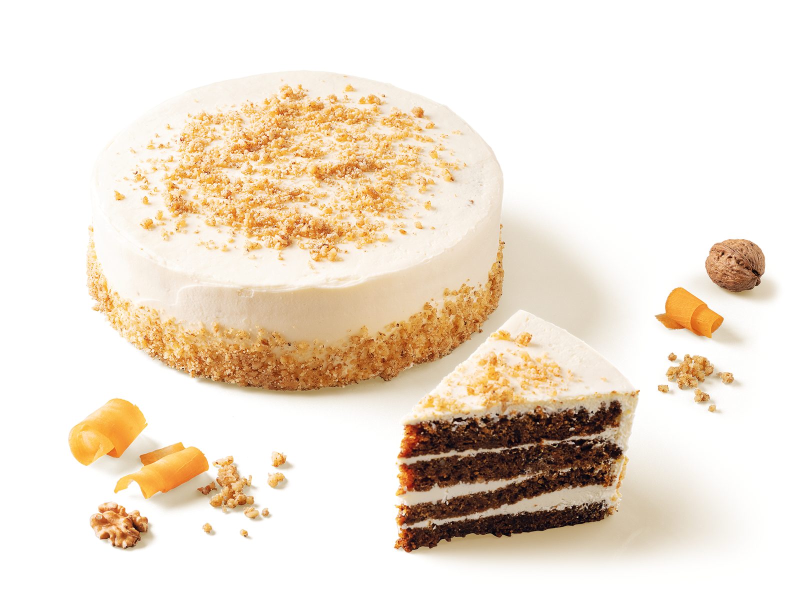 Carrot Cake Con Nueces